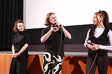 Clara Stern, Ganaël Dumreicher, Naomi Bechert (Nightline-Jury)